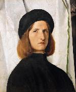 Lorenzo Lotto Portrait of a Young Man (mk08) Spain oil painting reproduction